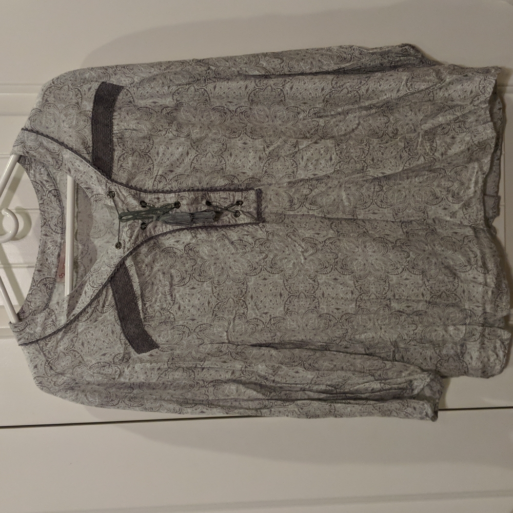 CB Grey Lightweight Blouse